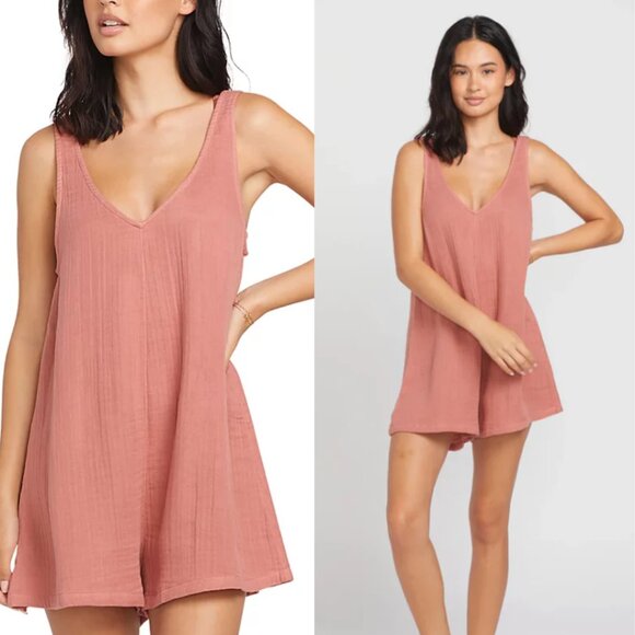 Volcom Juniors' Hang Loose Romper Swim Cover-Up NWT Sz XS - Picture 1 of 11